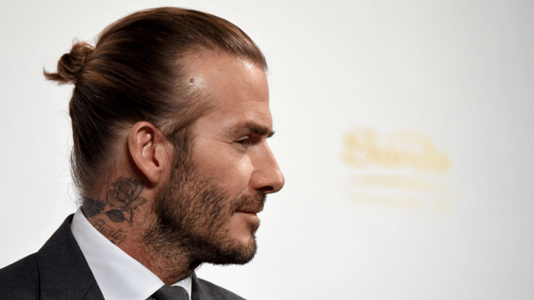 David Beckham cầu thủ tóc đuôi ngựa