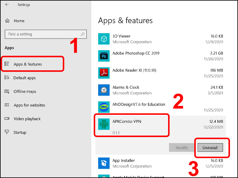 Cách gỡ ứng dụng trên máy tính Window khá đơn giản