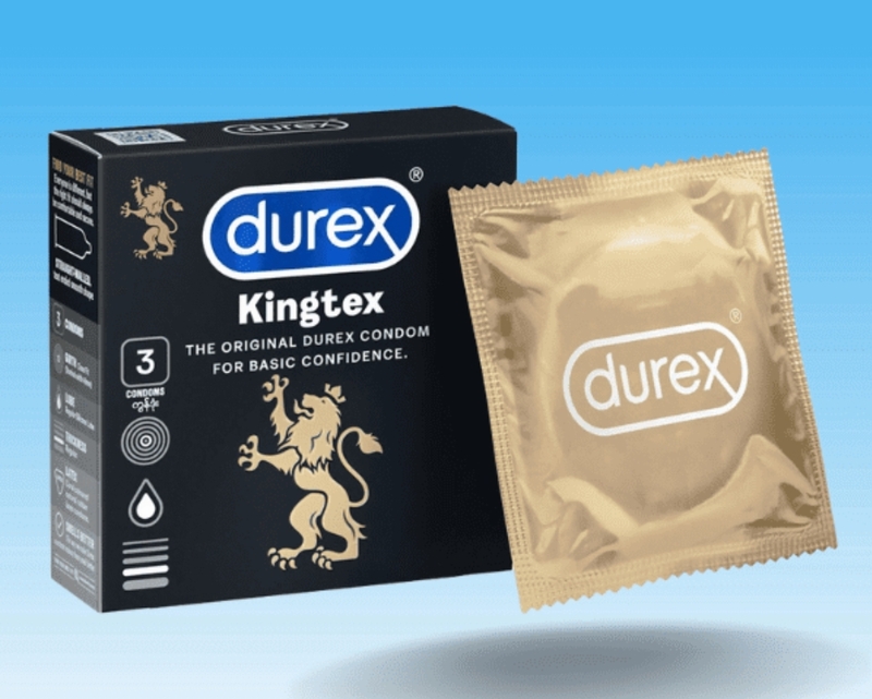 Durex Kingtex phù hợp với người cần bao cao su ôm sát, chắc chắn và vừa vặn hơn. 