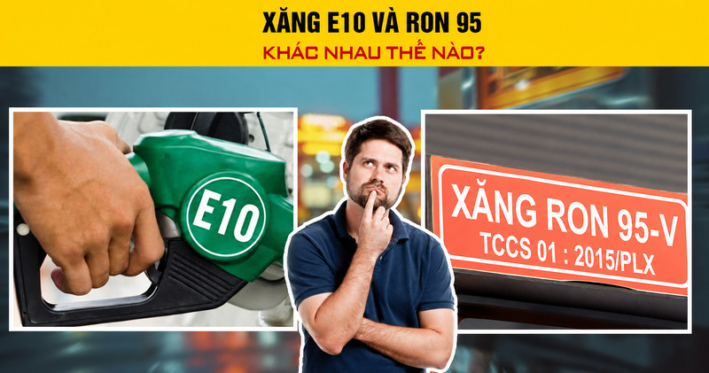 So sánh E10, E5 và RON 95 giúp người dùng dễ chọn loại nhiên liệu phù hợp với phương tiện. 