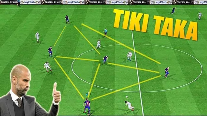 Tiki taka không chỉ là chuyền nhiều, mà là triết lý kiểm soát bóng, không gian và nhịp độ trận đấu.